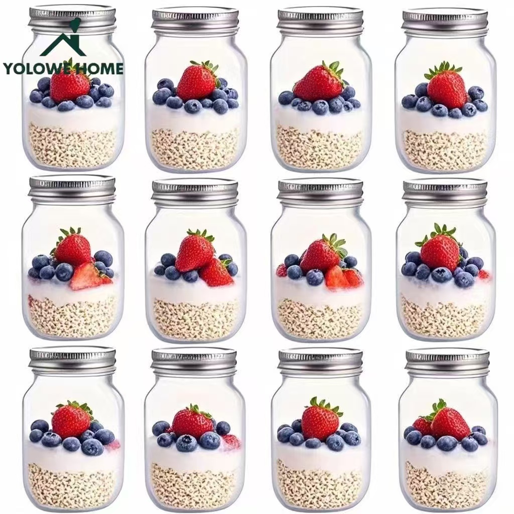 Salad Container Jar - 6 Buah, 12 Buah, 500Ml/16Oz, Stoples