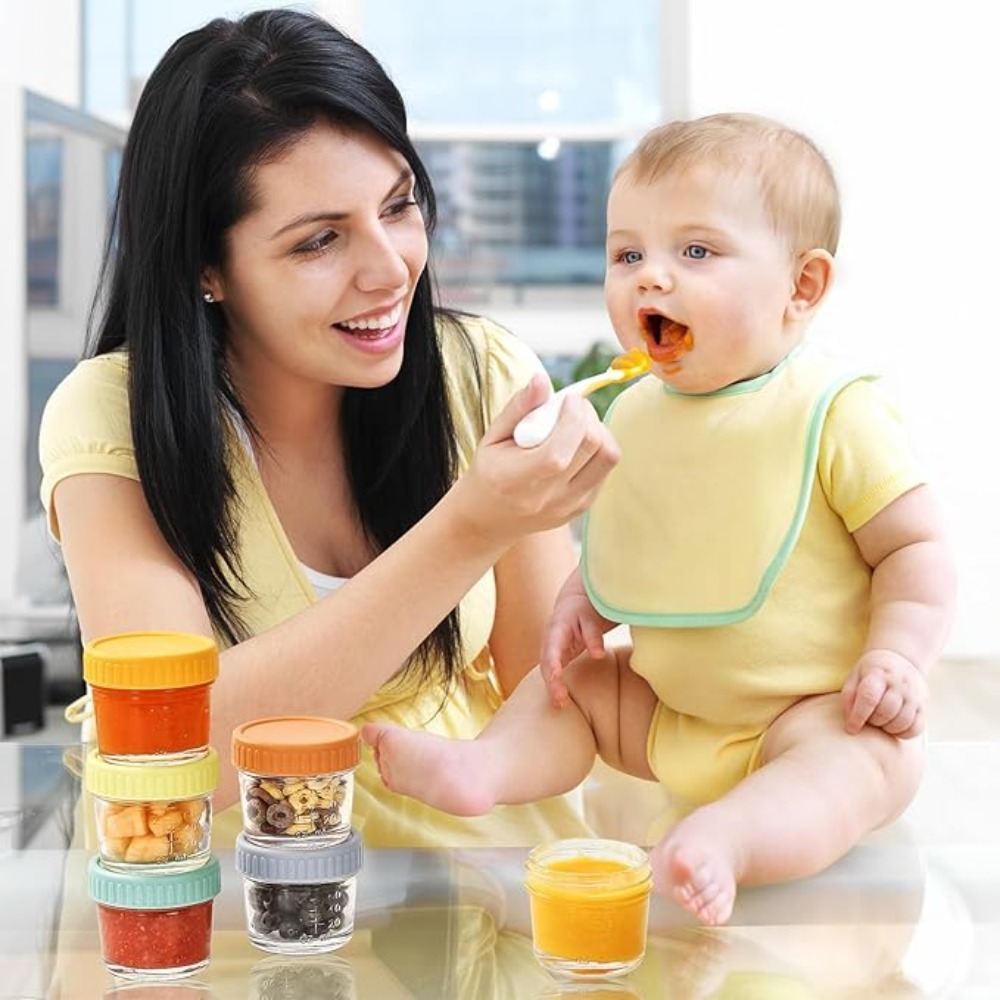 Salad Container Jar - 6 Buah Toples Makanan Bayi Kaca