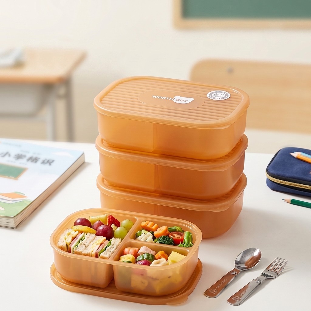 Meal Prep Japanese - Kotak Bento Plastik Jepang untuk Anak-anak