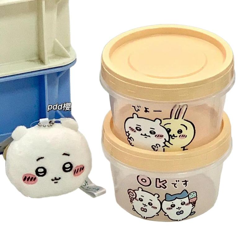 Meal Prep No Microwave - Wadah Penyimpanan Makanan Bulat Chiikawa, Kotak