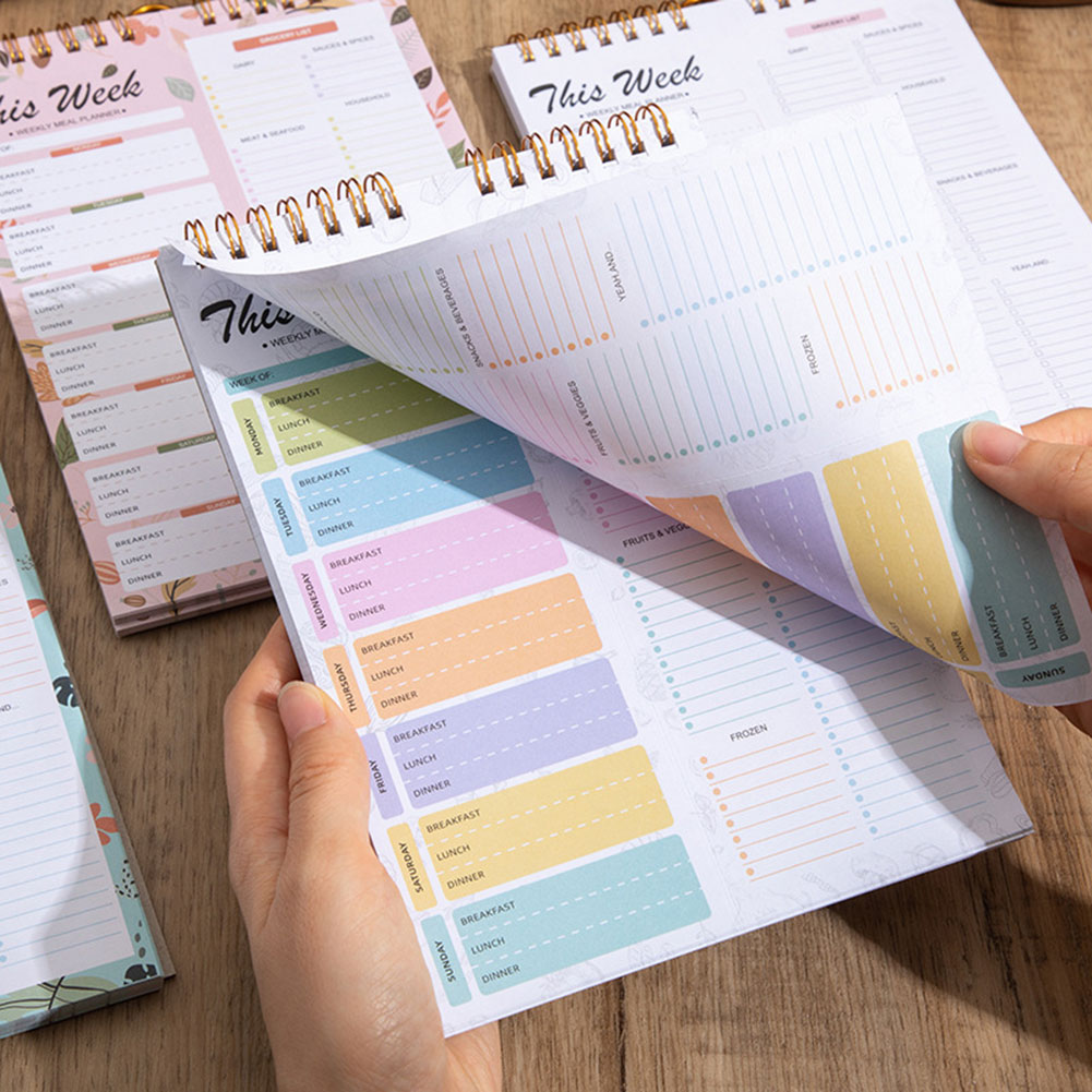 Breakfast Lunch Dinner Weekly  - Meal Plan Notepad ulasan dan harga