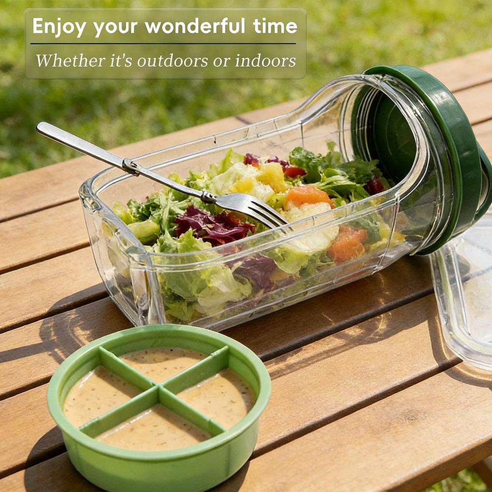 Wadah Salad Portabel dengan Ga - Salad Container Jar ulasan dan harga