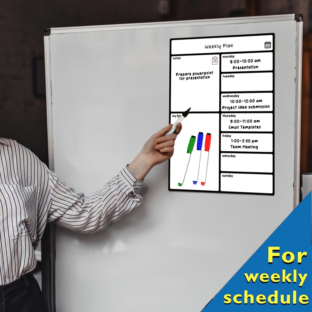 Kalender Kulkas Papan Tulis Ma - Meal Plan Notepad ulasan dan harga