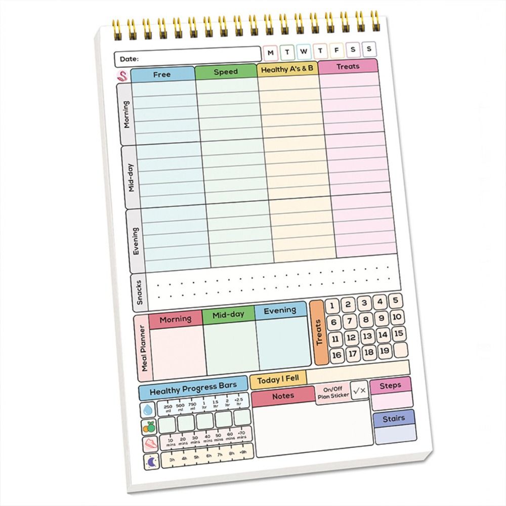 Buku Catatan Perencana Kalori  - Meal Plan Notepad ulasan dan harga