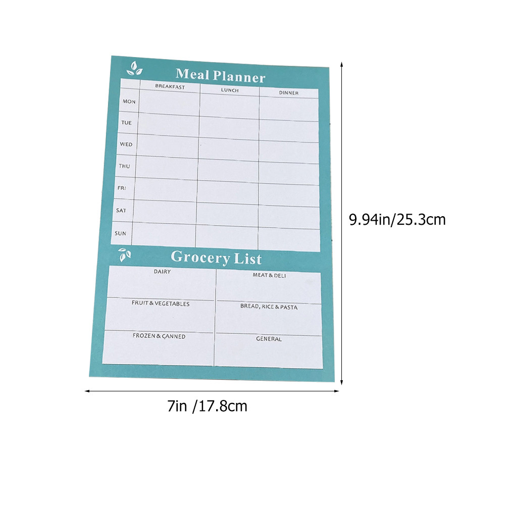 2Pcs Buku Catatan Perencana Ma - Meal Prep Diet ulasan dan harga