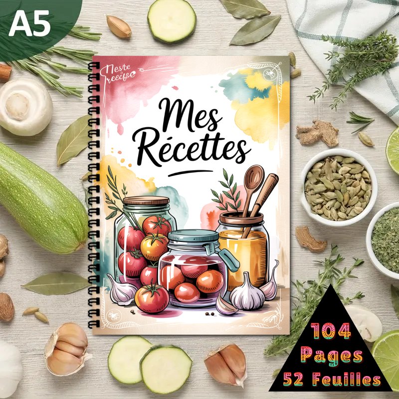 Buku Resep Khusus Prancis A5,  - Meal Plan Notepad ulasan dan harga