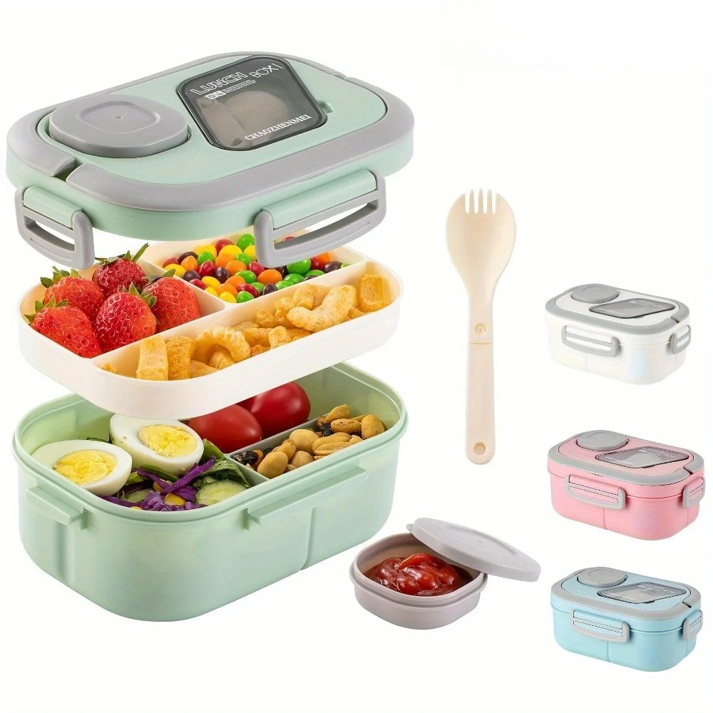 Kotak Makan Siang Bento Wadah  - Salad Container Jar ulasan dan harga