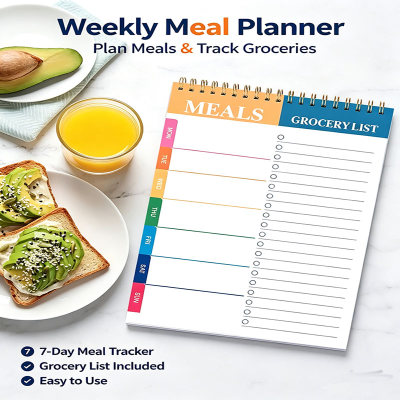 Buku Catatan Perencana Makanan - Meal Plan Notepad ulasan dan harga