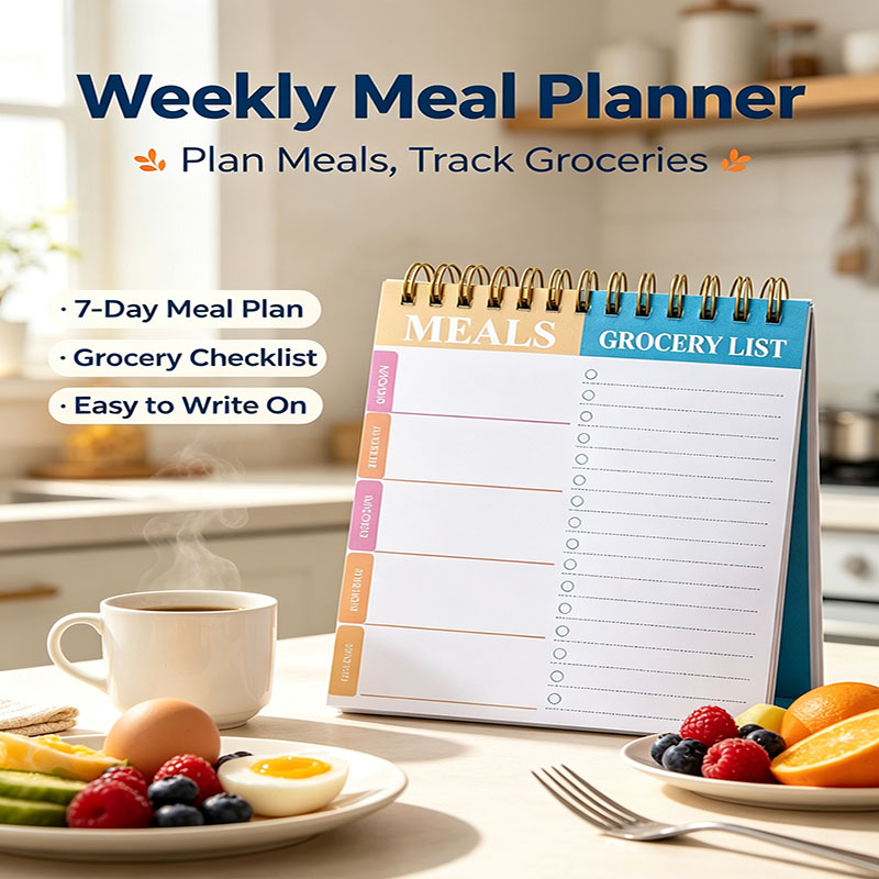 Buku Catatan Perencana Makanan - Meal Plan Notepad ulasan dan harga