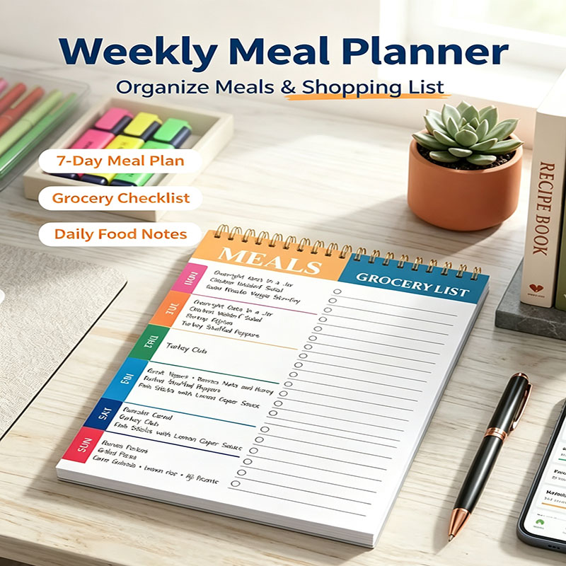 Buku Catatan Perencana Makanan - Meal Plan Notepad ulasan dan harga