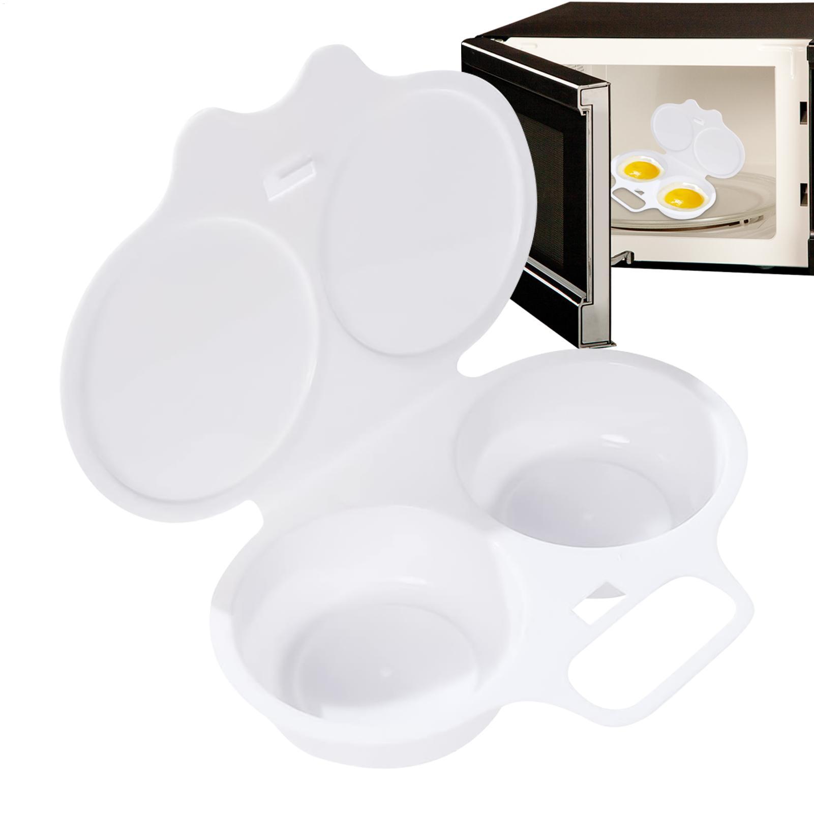 Microwave Egg Poacher DIY Telu - Meal Prep Diet ulasan dan harga