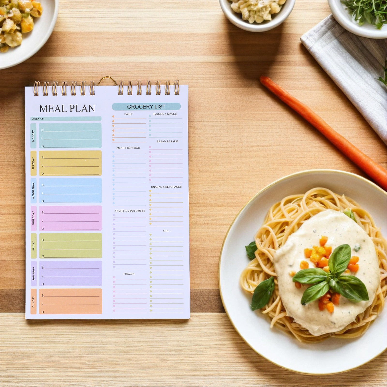 Buku Catatan Perencana Makanan - Meal Plan Notepad ulasan dan harga