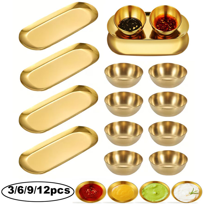 3/6/9/12pcs Set Mangkuk Saus E - Sauce Dipping Cup ulasan dan harga