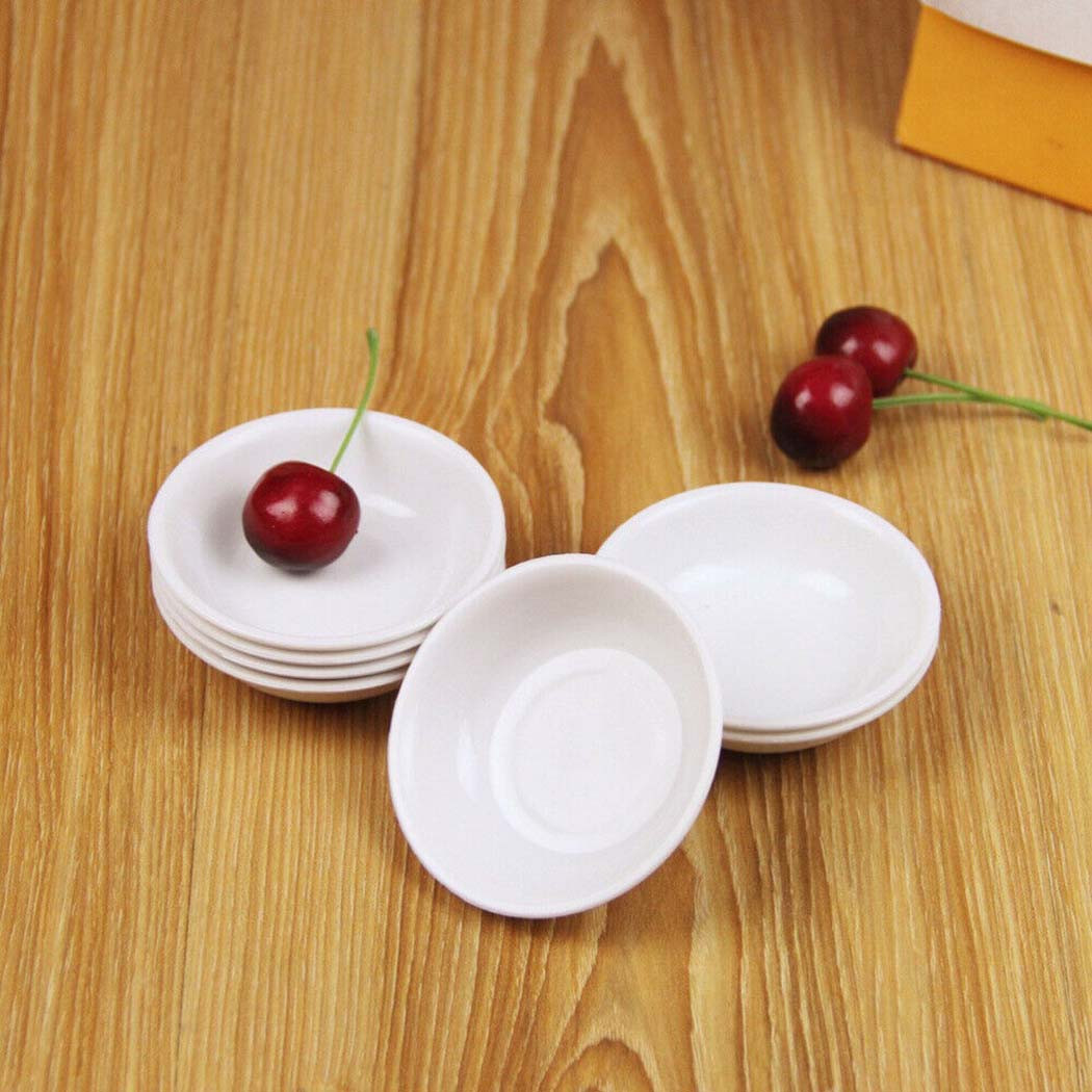 5 Buah Plastik Putih Piring Sa - Sauce Dipping Cup ulasan dan harga