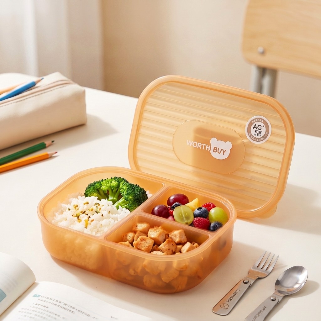 Kotak Bento Plastik Jepang unt - Meal Prep Japanese ulasan dan harga