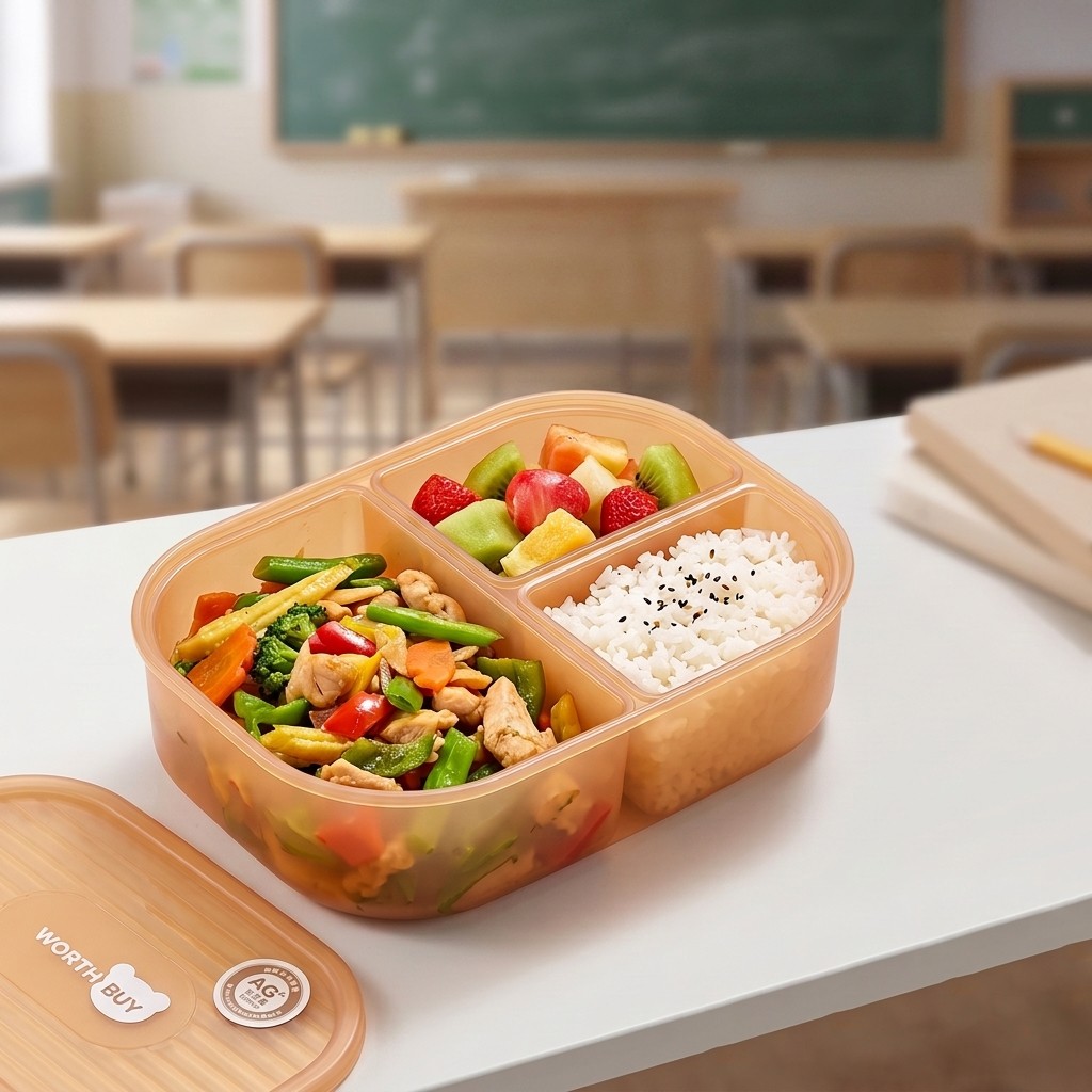 Kotak Bento Plastik Jepang unt - Meal Prep Japanese ulasan dan harga