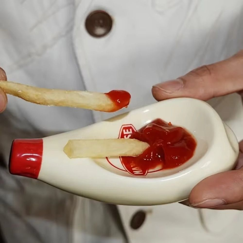 Piring Saus Berbentuk Tomat Ba - Sauce Dipping Cup ulasan dan harga
