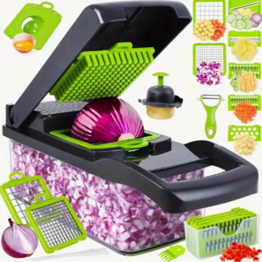 Set Dapur Multi-Fungsi 16-Poto - Meal Prep With Potatoes ulasan dan harga