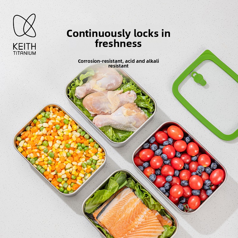 800ml Kotak Makan Titanium Mur - Meal Prep No Microwave ulasan dan harga