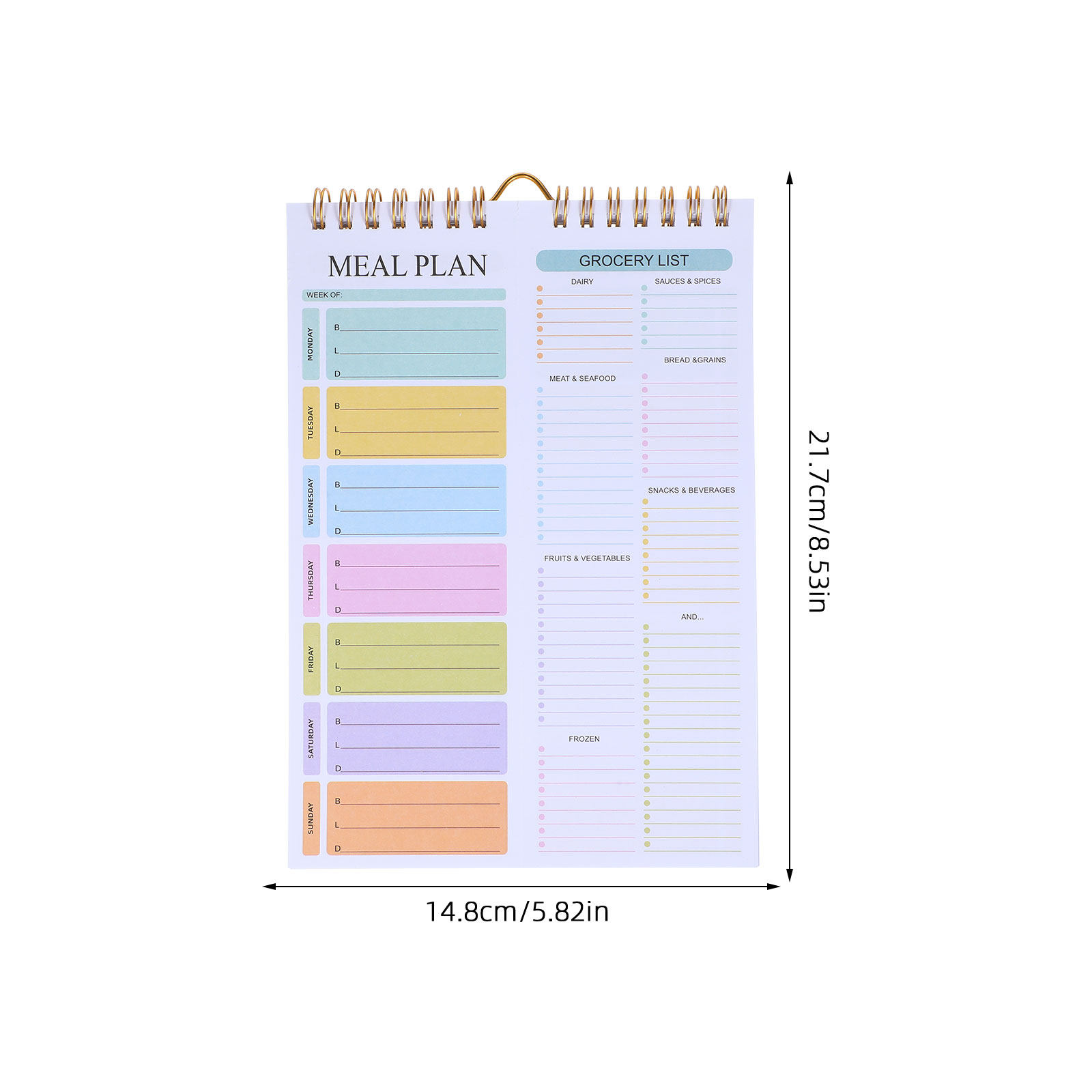 Buku Catatan Perencana Makanan - Meal Plan Notepad ulasan dan harga