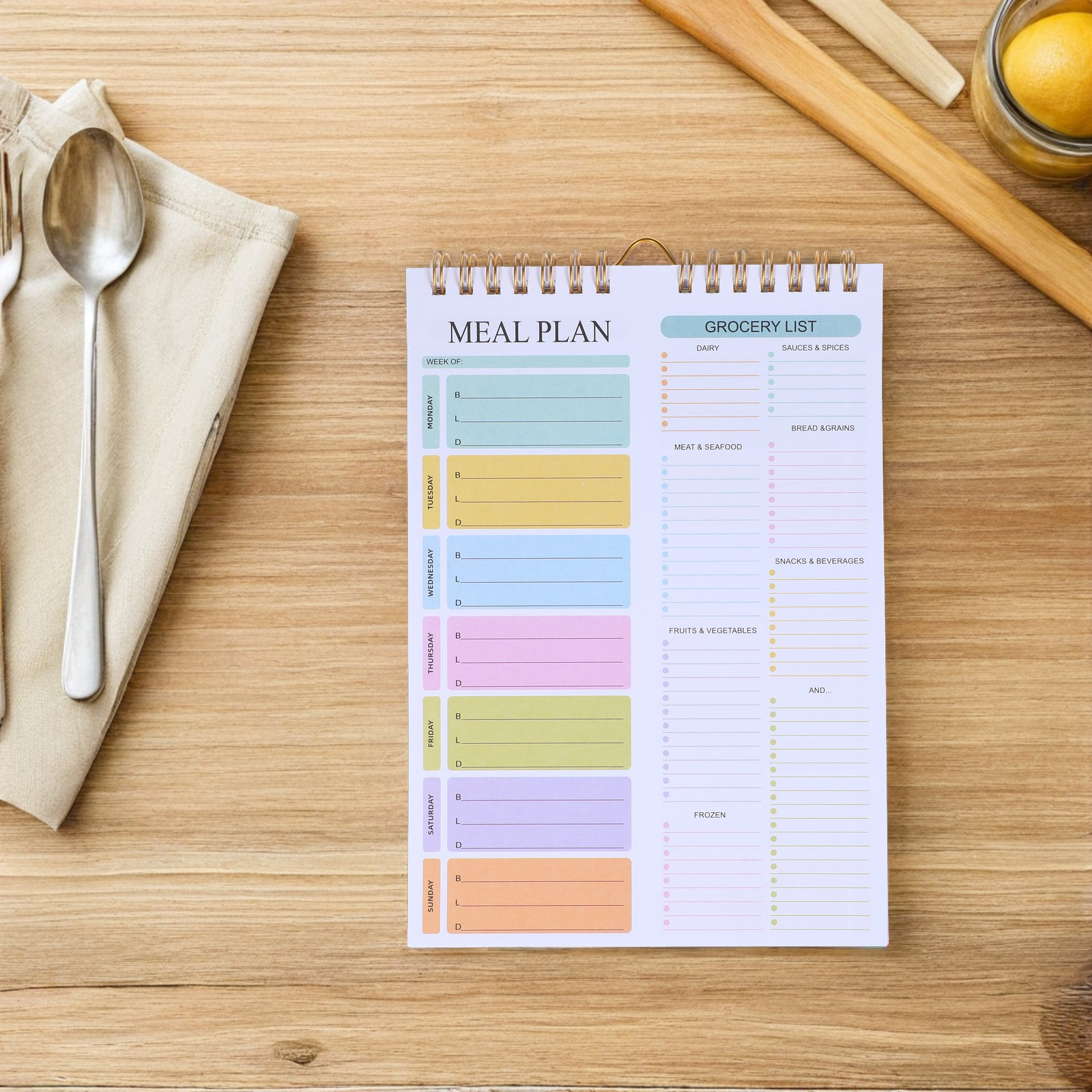Buku Catatan Perencana Makanan - Meal Plan Notepad ulasan dan harga
