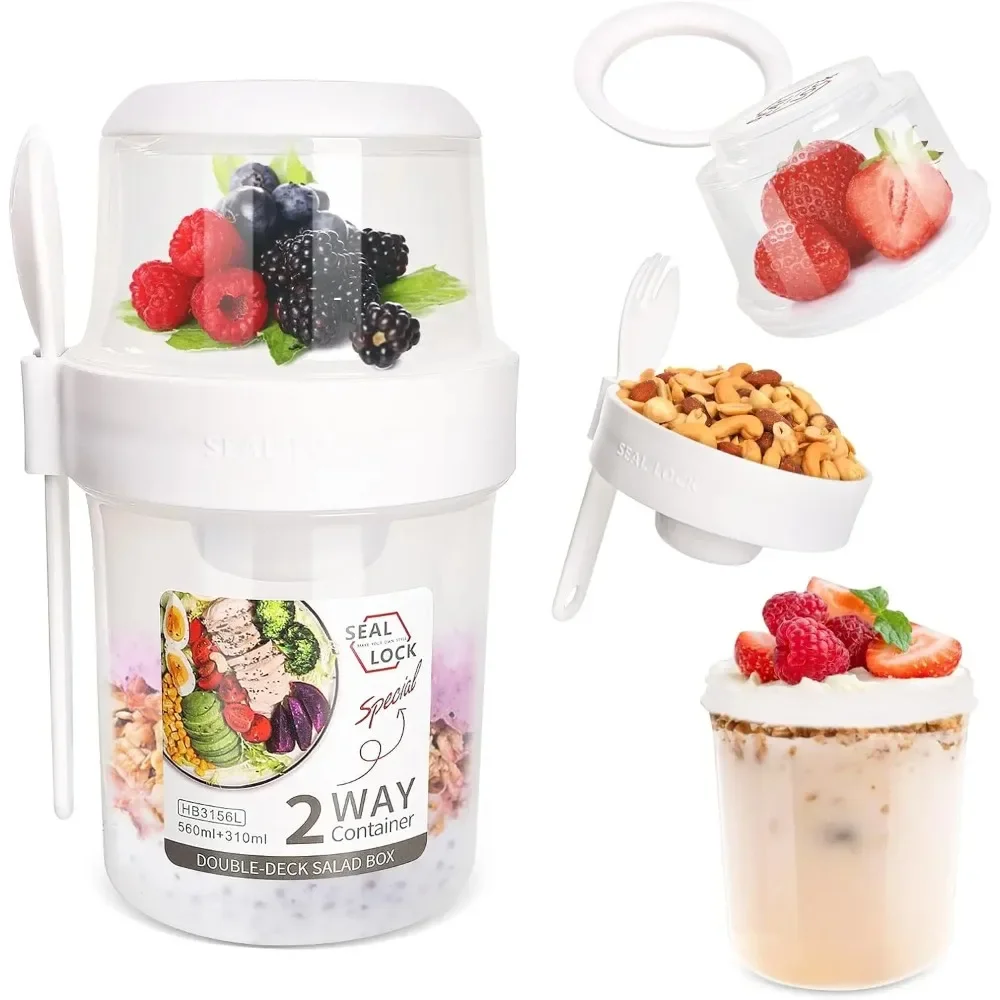 Cangkir Salad Cangkir Sarapan  - Salad Container Jar ulasan dan harga