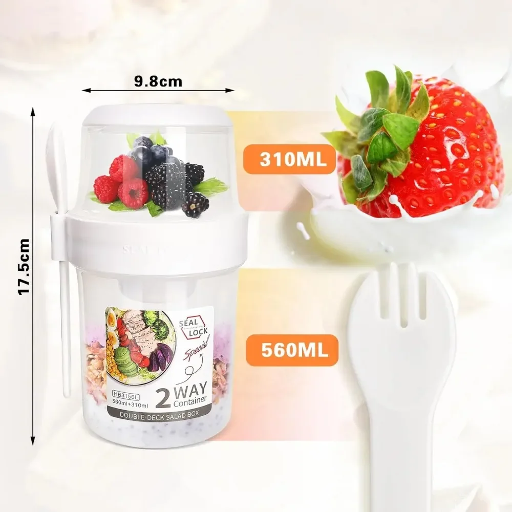 Cangkir Salad Cangkir Sarapan  - Salad Container Jar ulasan dan harga