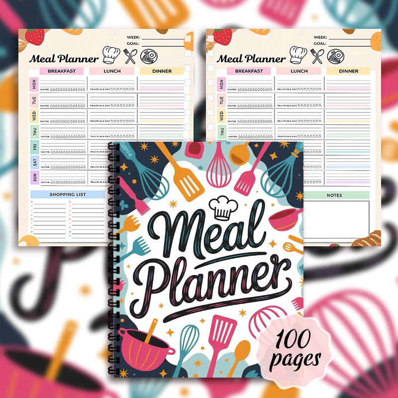 Buku Catatan Perencana Makanan - Meal Plan Notepad ulasan dan harga