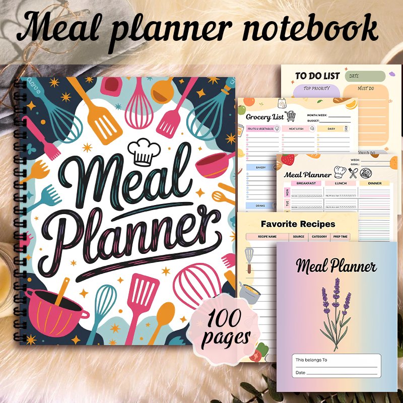 Buku Catatan Perencana Makanan - Meal Plan Notepad ulasan dan harga