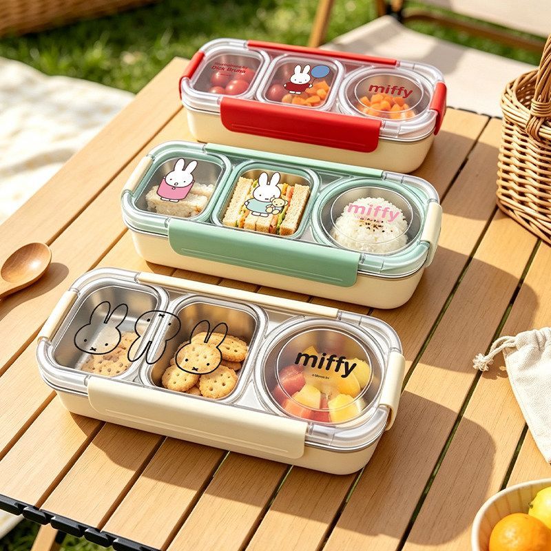 Kotak Makan Miffy yang Lucu, T - Meal Prep No Microwave ulasan dan harga