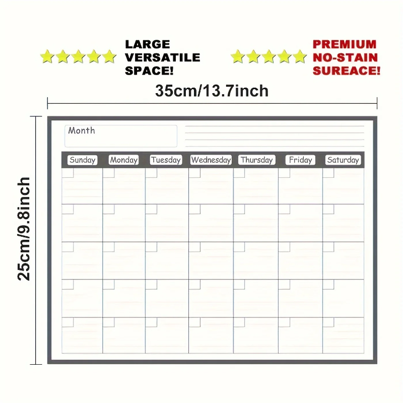Perencana kalender kulkas magn - Meal Plan Notepad ulasan dan harga